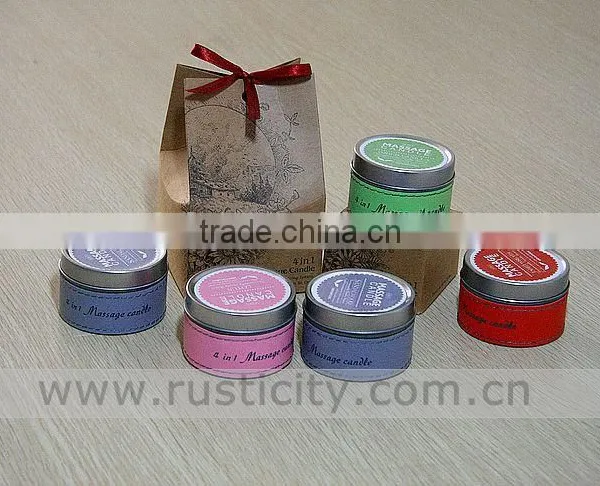 Factory Price Rusticity Scented Candle in Tin Box photo-2