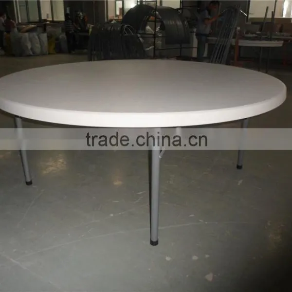 6ft Round Plastic Folding Table photo-2
