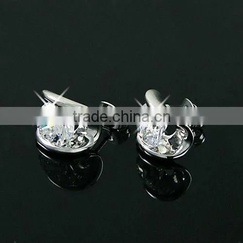 Zircon Gold Stud cz Earrings photo-3