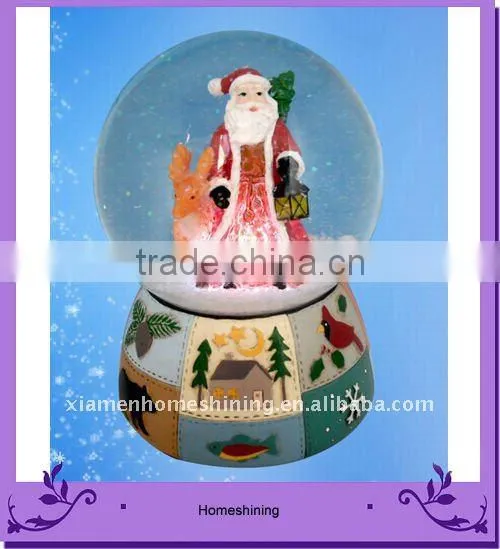 High Quality Christmas of Santa Clause LED Lighting Snowball