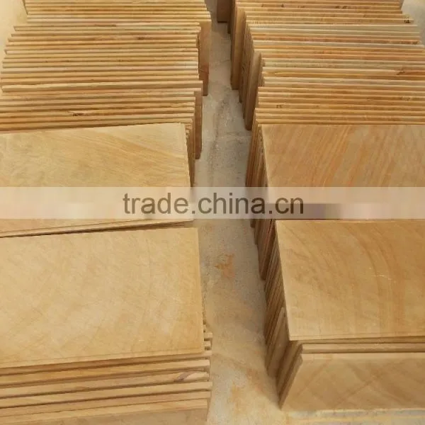 Natural Yellow Sandstone With Veins photo-5