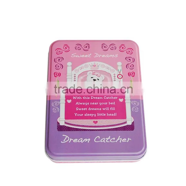 Rectangular, Pretty and Colorful Tin Box for Gift photo-3