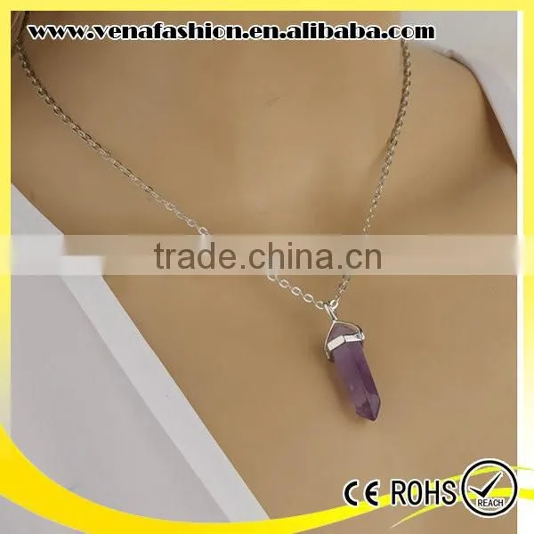 Sample Order Glass Bullet Rectangle Cheap Necklace Pendants photo-4