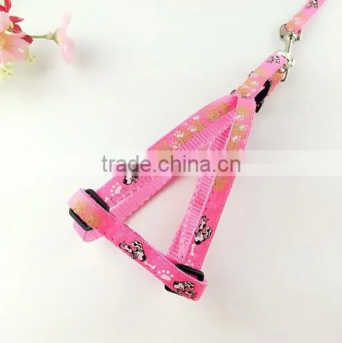 Training Dog Pet Puppy Cat Adjustable Nylon Harness Lead Leash Traction Rope photo-5