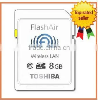 WiFi SD Card for Toshiba FlashAir 8GB Class 6 SD Card With Embedded Wireless LAN Memory Card Flash Air Wholesales sd Card