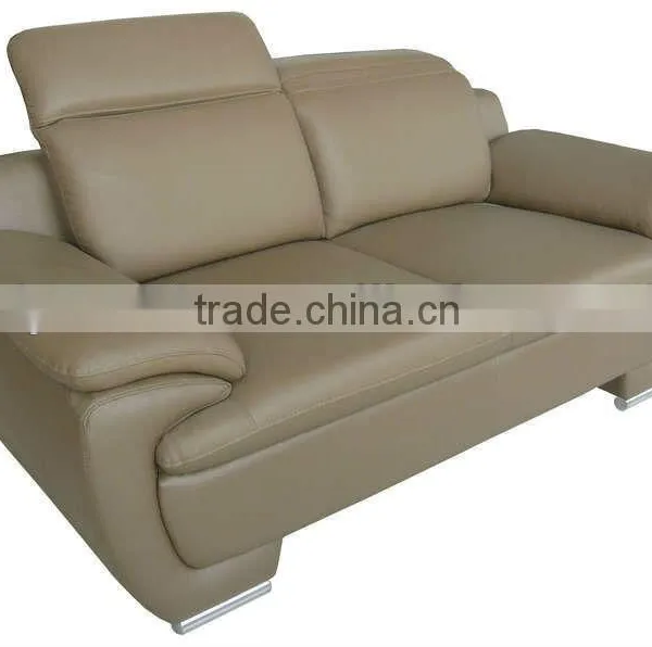 Oriental Brown Leather Sectional Sofa for Sale photo-6