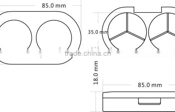 High Quality Cosmetic Eyeshadow Compact Packaging photo-3