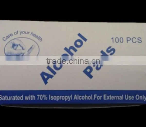 70% Isopropyl Medical Alcohol Prep Pad Alcohol Swabs