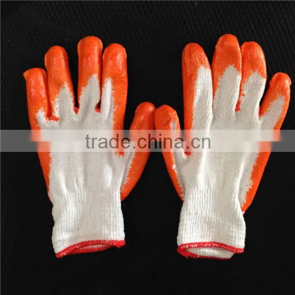 Safety Gloves Rubber and Cotton