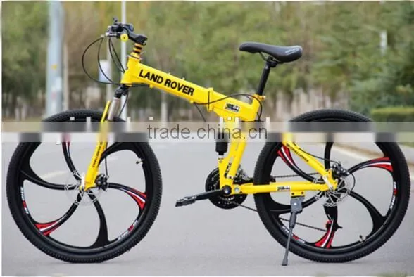 26-inch Shock Absorbing Folding Mountain Bike 21 Speed Disc Brakes Mountain Bike photo-4