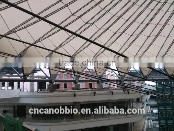 Cable Net Tension Membrane Structure Roof With Permanent PTFE Coated Fiber Glass Fabric for Yurt Tent photo-3
