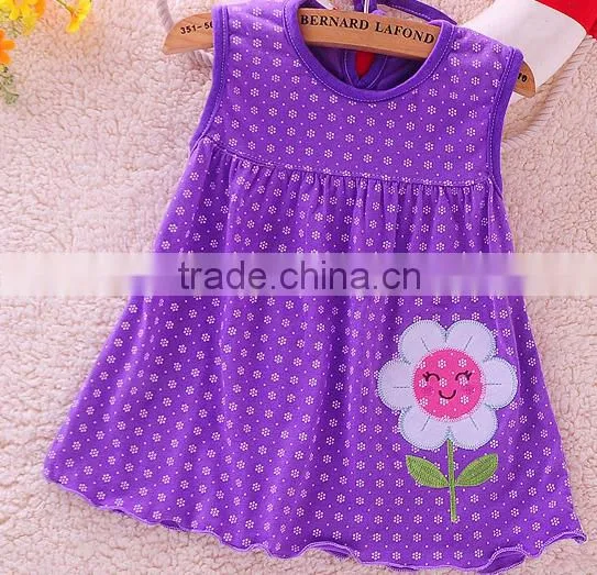 Baby Girls Lovely Summer Sleeveless Dress photo-5