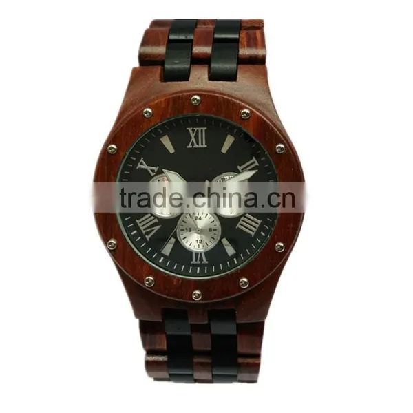2016 Fashion Luxury Quartz Wooden Watches for Mens Wrist Watches photo-2