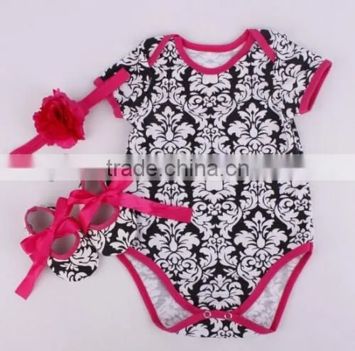 Baby Boutique Summer Infant Clothes Sets Cotton Short Sleeve Summer Infant Clothes Sets photo-2