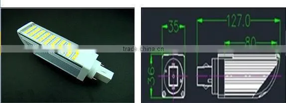 G24 Lamp LED PLC Light G24 LED Light 5w/7w/8w/10W/12W photo-2