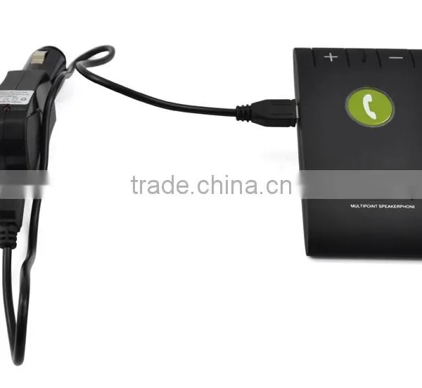 2015 Best Selling Aux Usb Handsfree Bluetooth 4.0 Stereo Audio Bluetooth Car Kit for Sunvisor photo-5