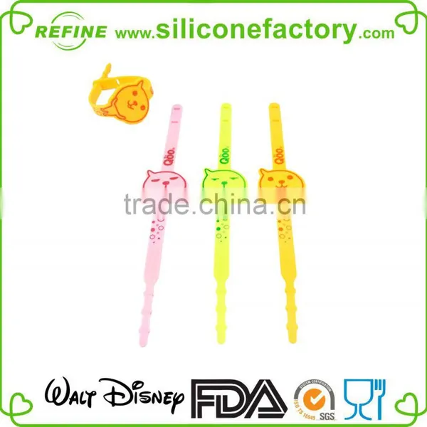 All Natural Silicone Mosquito Bracelet , No Deet Silicone Mosquito Repellent Bracelet , Mosquito Bracelet