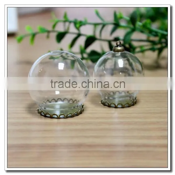 * 6MM/8MM/10MM/12MM/14MM/16MM/18MM/20MM/25MM Mini Glass Blowing Bubbles.clear Hollow Ball Pendant, Clear Hollow 10mm Glass Ball photo-3