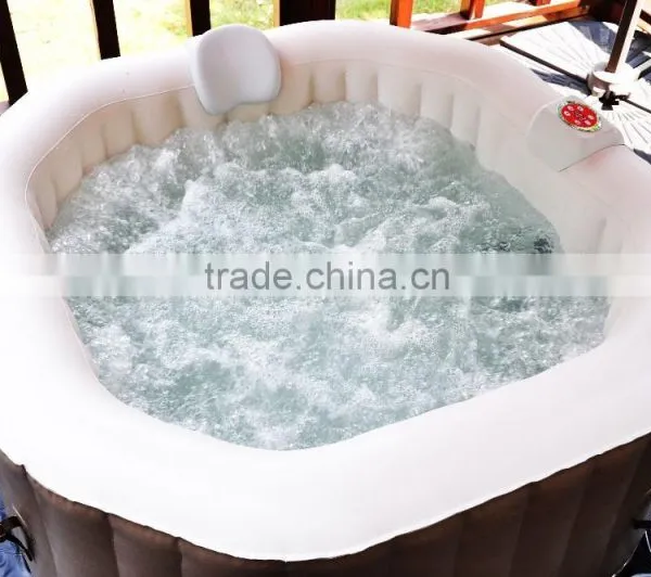 Portable Cheapest Inflatable Spa Pool Square Tub With High Quality Spa Heater