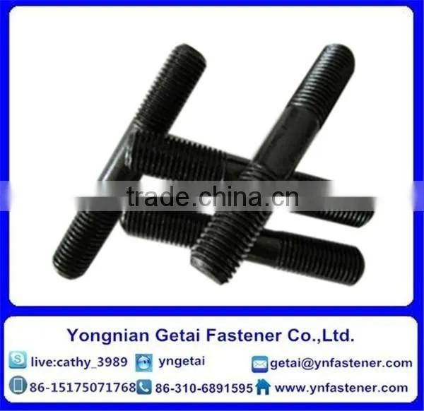 Double End Studs in Bolts, DIN933/931 H.D.G / Galvanized With Black /yellow Zinc Plated/blue White photo-5