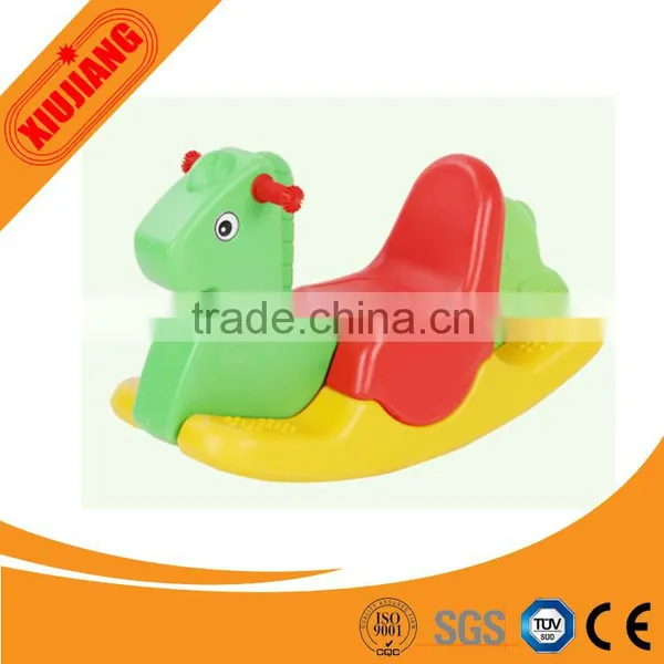 CE Approved Eco-friend Plastic Outdoor Rocking Horse for Kids photo-3
