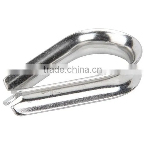 Stainless Steal Wire Rope Thimbles/ Bright Surface/ Self-colored and Powder Coated photo-2