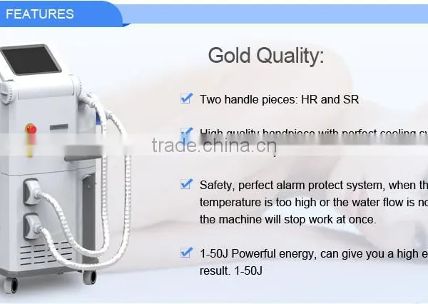 Most Popular Beauty Equipment New Style 1-50J/cm2 Ipl Shr Hair Removal Machine photo-4