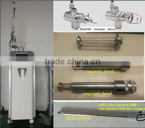 Sanhe Good Quality Metal RF Co2 Fractional Laser Skin Care and Vaginal Tightening/ Skin Tone/ Wrinkles Removal Co2 Laser photo-5