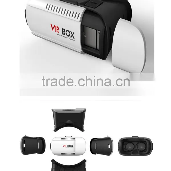 New Arrival Light Blue 3d Glasses Virtual Reality Google Cardboard vr Box photo-3