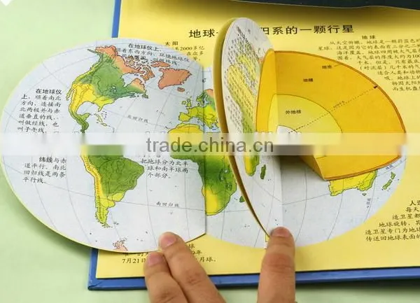 High Quality Customized Children Playing Book/Story Book/Pop Up Book Pringting photo-5