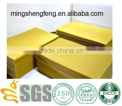 2016 Pure Beeswax Foundation Sheet Bee Wax Sheet for Sale Plastic Beeswax Comb Foundation photo-4