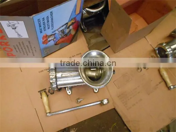 5# 8# 10# #12 22# 32# Cast Iron Electroplate Tinned Hand Operate Meat Mincer Manual Meat Grinder photo-5
