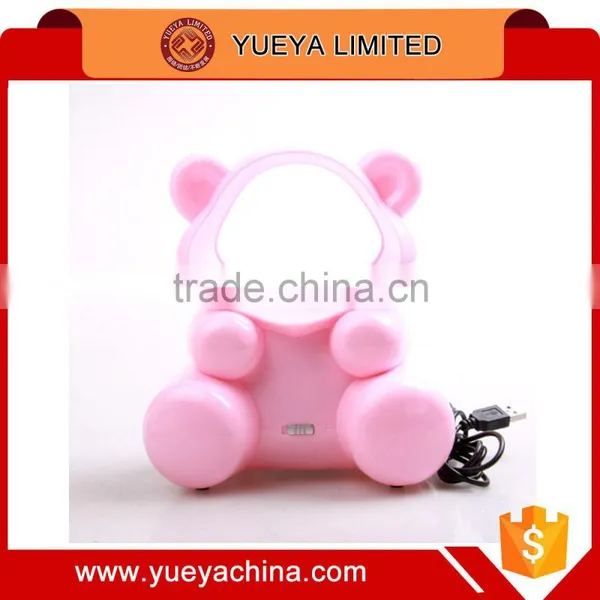 Bear Shaped Portable Bladeless Fan No Leaf Air Conditioner Mini Fan