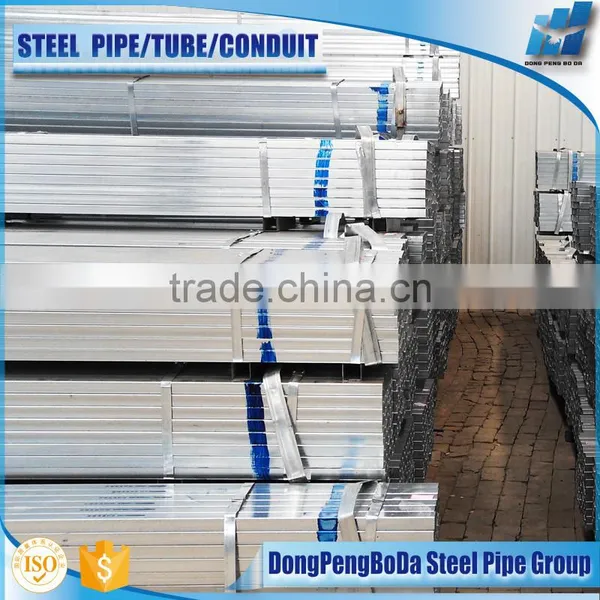 50*75*2.75mm Hollow Section Steel Pipe Hot Dip Galvanized Suqare Steel Pipe photo-2
