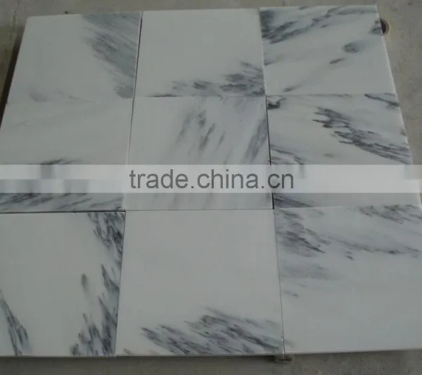 Blue Ske White Marble Floor Design photo-4