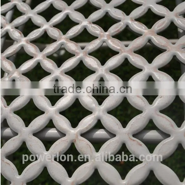 Bistro Set White With Foldable Table and Chairs Outdoor Furniture photo-6