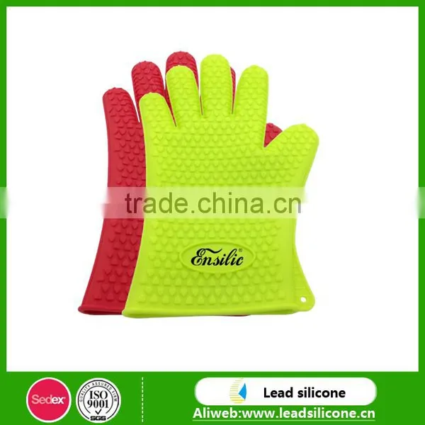 Microwave Oven Heat-resistant Silicone Gloves Silicone Insulated Gloves photo-3