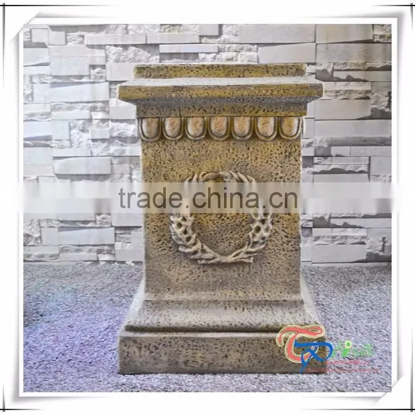 Outdoor Garden Polyresin Flower Urn With Flower Stand photo-2