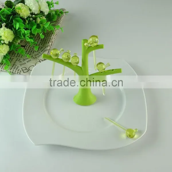 Stock Square White Porcelain Fruit Plate With Handle Cheap Dinner Plate , Home Plate photo-2