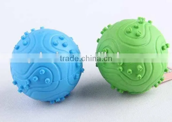 TPR Pet Toy Colorful Round Ball Hot Sale Dog Toy photo-3