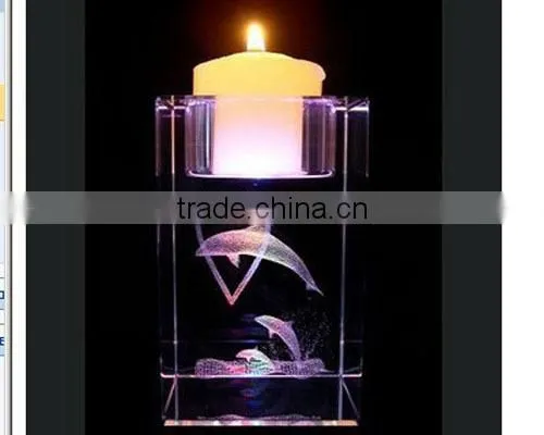 Crystal Lotus Flower Candle Holder photo-5