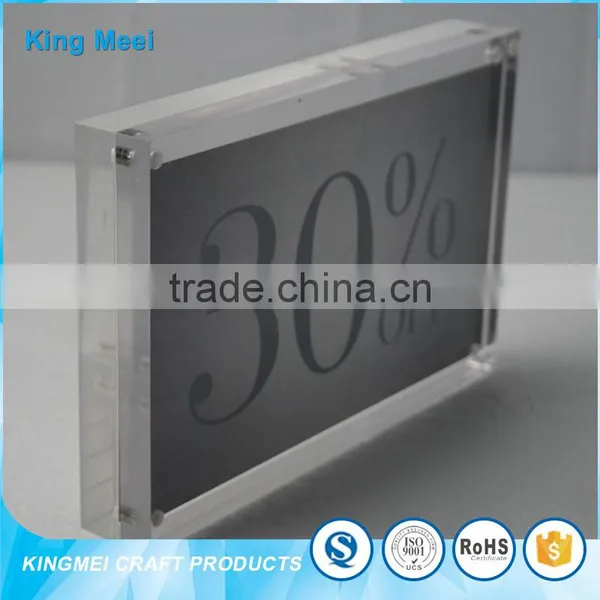 2017 Clear Transparent Acrylic Product Sign Board photo-3