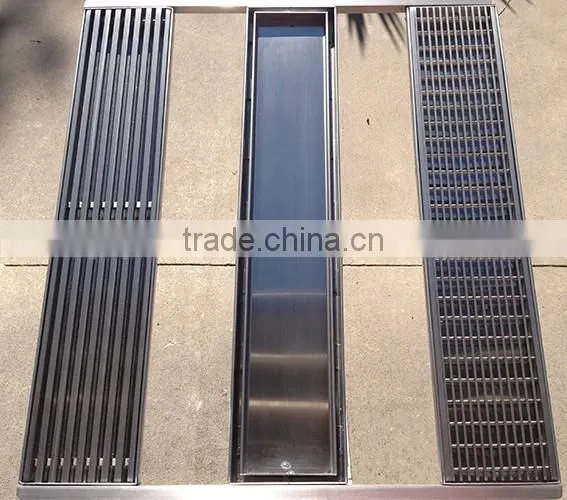 Drainage Stainless Steel Floor Drain Grating Patio Covers/airport Drain System/railway Drainage photo-2