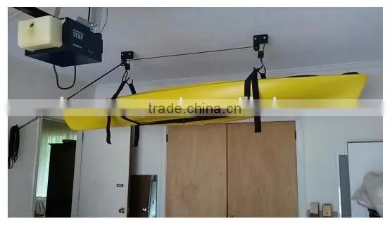 Heavy Duty Garage Utility Canoe, Kayak Bicycle Ceiling Lift Hoist Pulley Storage photo-2