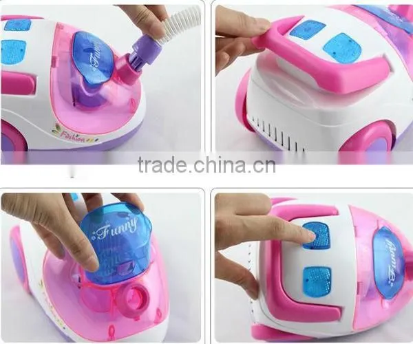 2015 Hot Selling Plastic Cleaner Pushing Machine Car Toy Set for Kids Gold Supplier From China Manufacture on photo-2