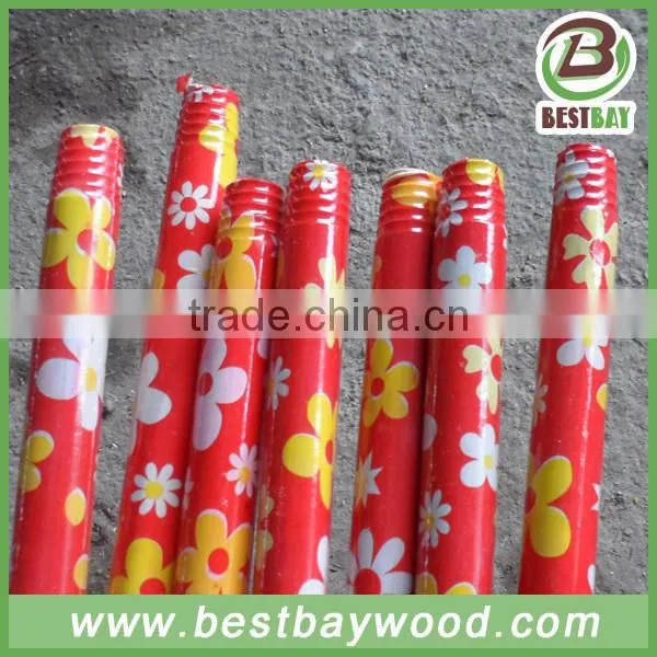 Hot Sale Natural Broom Handles Wholesale/pvc Coated Wooden Broom Handle/pvc Mop Stick photo-3