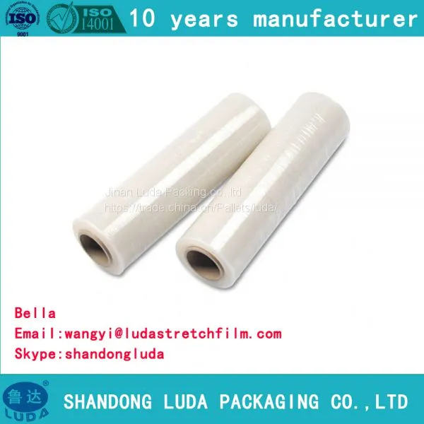 Factory Wholesale Anti Tear Transparent LLDPE Plastic Packaging Stretch Wrap Film Roll photo-5