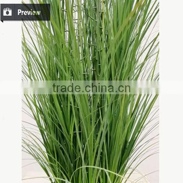 Wholesale Artificial Grass Potted Onion Grass With Barbed Spray Fake Grass Bonsai Plants for Home Decoration photo-3