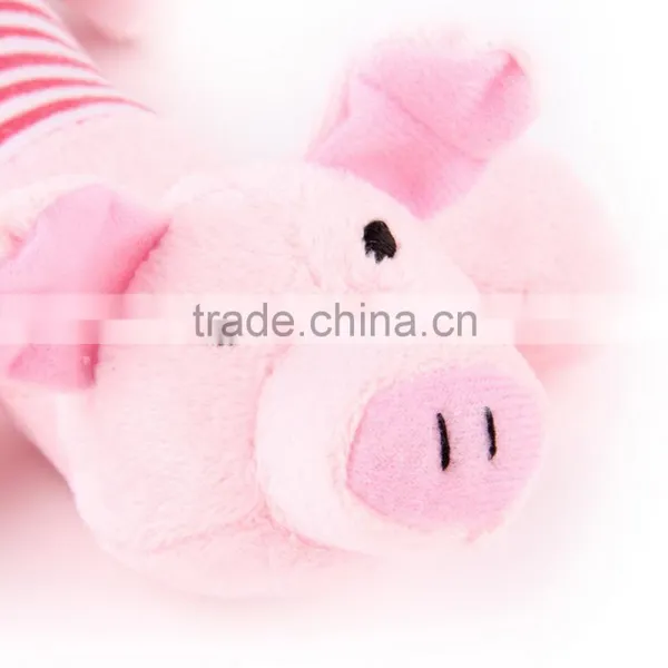 New Dog Toys Pet Puppy Chew Squeaker Squeaky Plush Sound Duck Pig & Elephant Toys 3 Designs Free Shipping photo-5