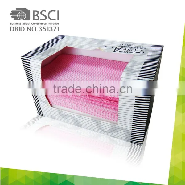 Biodegradable Fabrics/ Eco-friendly Spunlace Nonwoven Multi Purpose Clothing Wipes photo-5